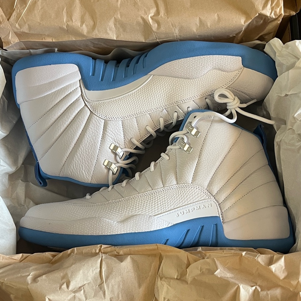Jordan 12 Retro in White and Blue